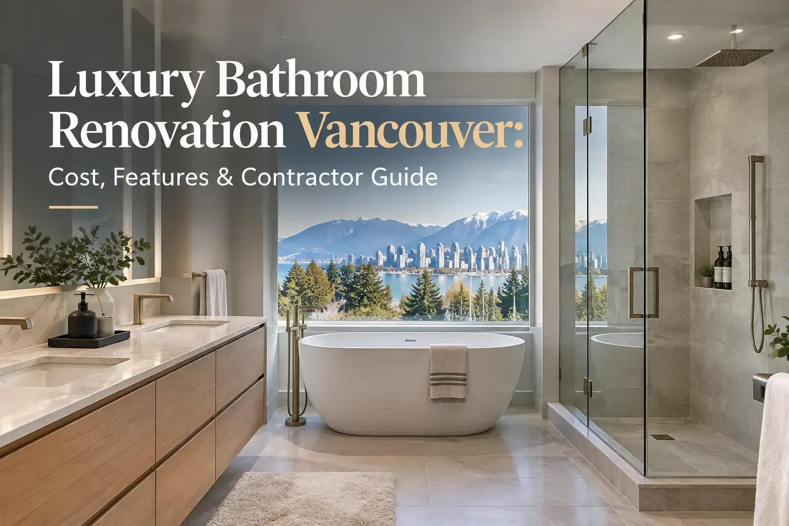 Luxury Bathroom Renovation Vancouver: Cost, Features & Contractor Guide