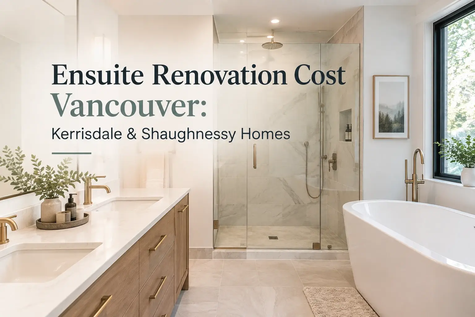 Ensuite Renovation Cost Vancouver: Kerrisdale & Shaughnessy Homes