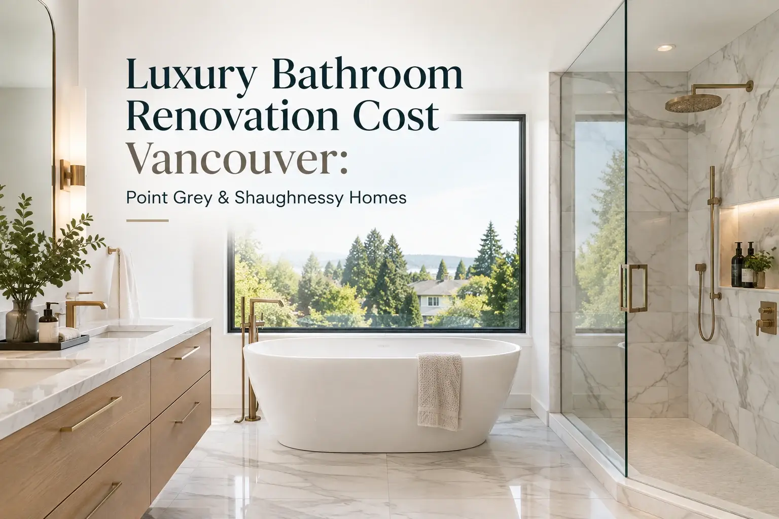 Luxury Bathroom Renovation Cost Vancouver: Point Grey & Shaughnessy Homes